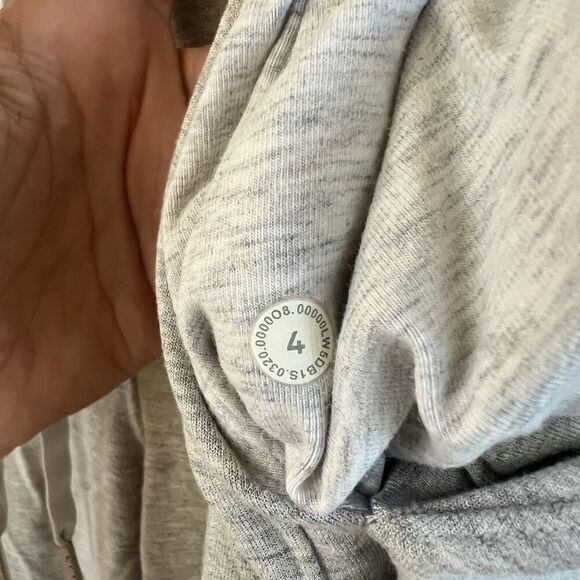 Lululemon Heather Gray Joggers Women’s 4 Stretch Pull On Pants Athleisure Yoga - Picture 7 of 9